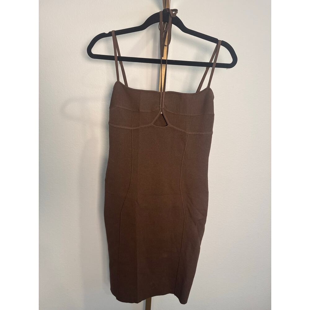 Nanushka | Ribbed Cut-Out Minidress - Picture 3 of 7